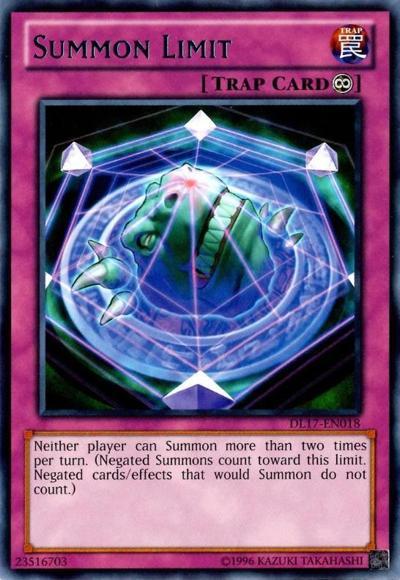 Summon Limit (Red) [DL17-EN018] Rare | Card Merchant Takapuna