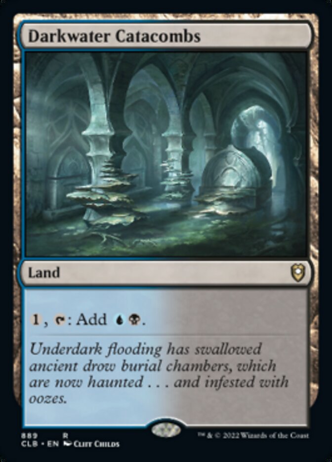 Darkwater Catacombs [Commander Legends: Battle for Baldur's Gate] | Card Merchant Takapuna