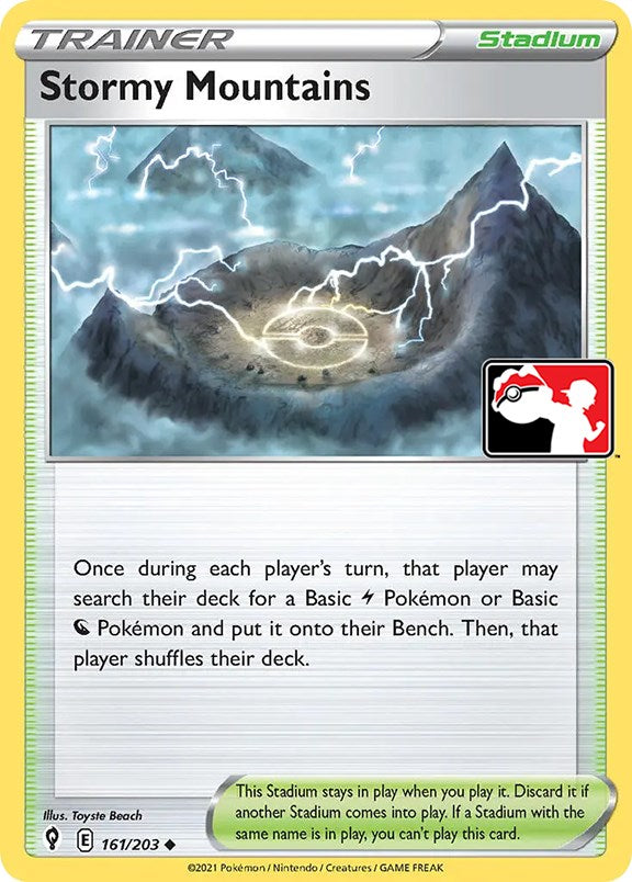 Stormy Mountains (161/203) [Prize Pack Series One] | Card Merchant Takapuna