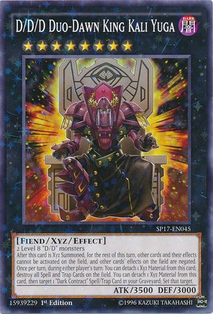 D/D/D Duo-Dawn King Kali Yuga [SP17-EN045] Starfoil Rare | Card Merchant Takapuna