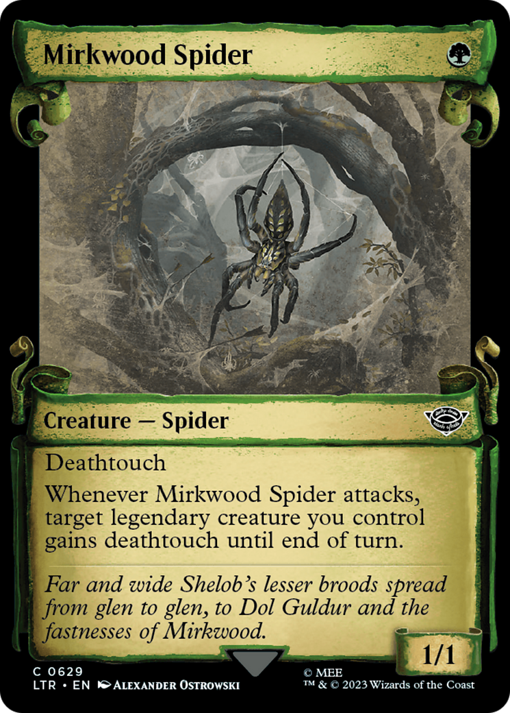 Mirkwood Spider [The Lord of the Rings: Tales of Middle-Earth Showcase Scrolls] | Card Merchant Takapuna