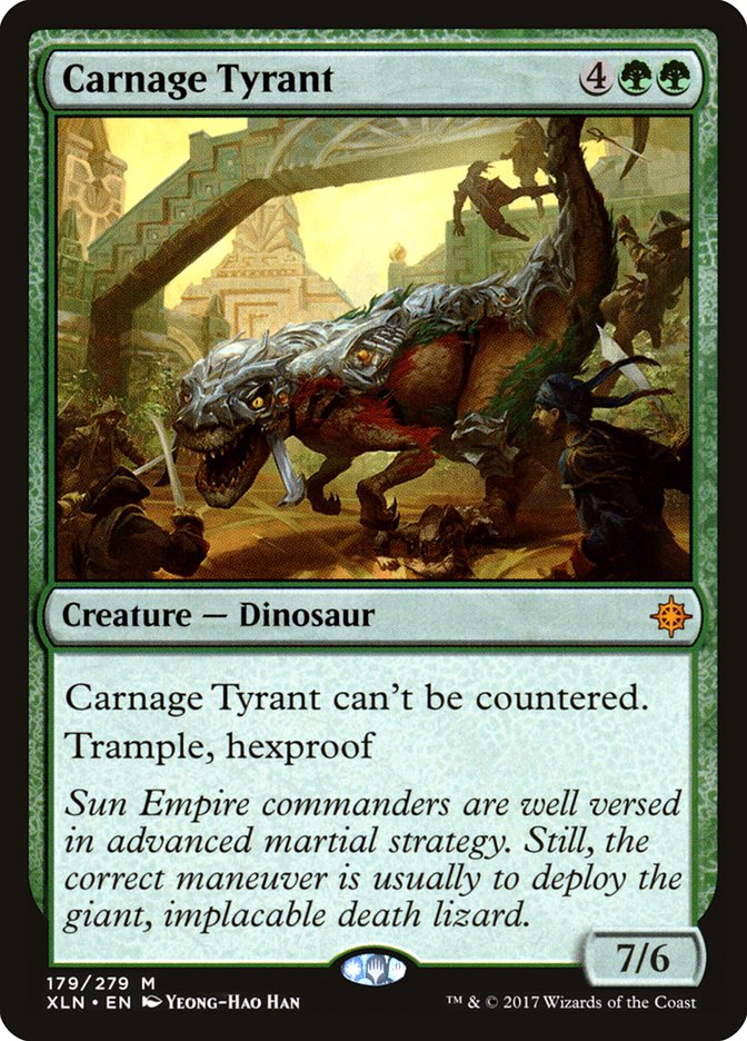 Carnage Tyrant [Ixalan] | Card Merchant Takapuna