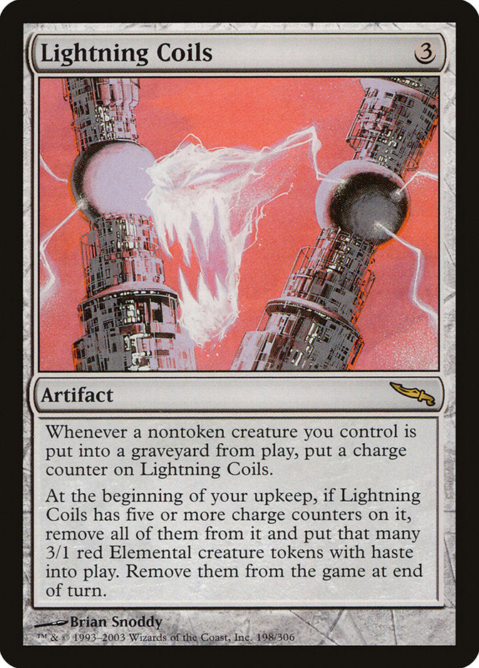 Lightning Coils [Mirrodin] | Card Merchant Takapuna