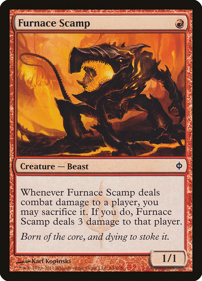 Furnace Scamp [New Phyrexia] | Card Merchant Takapuna