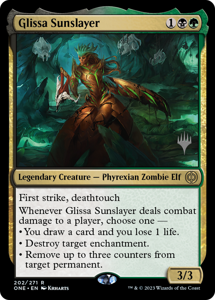 Glissa Sunslayer (Promo Pack) [Phyrexia: All Will Be One Promos] | Card Merchant Takapuna