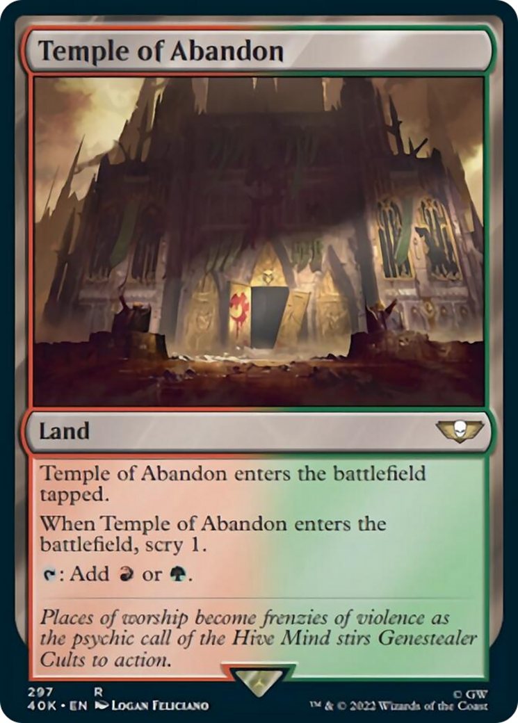 Temple of Abandon [Warhammer 40,000] | Card Merchant Takapuna