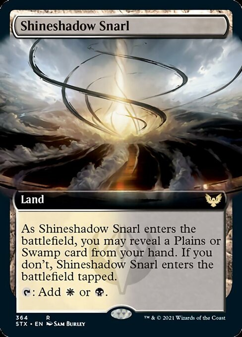 Shineshadow Snarl (Extended Art) [Strixhaven: School of Mages] | Card Merchant Takapuna