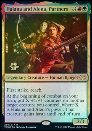 Halana and Alena, Partners [Innistrad: Crimson Vow Prerelease Promos] | Card Merchant Takapuna