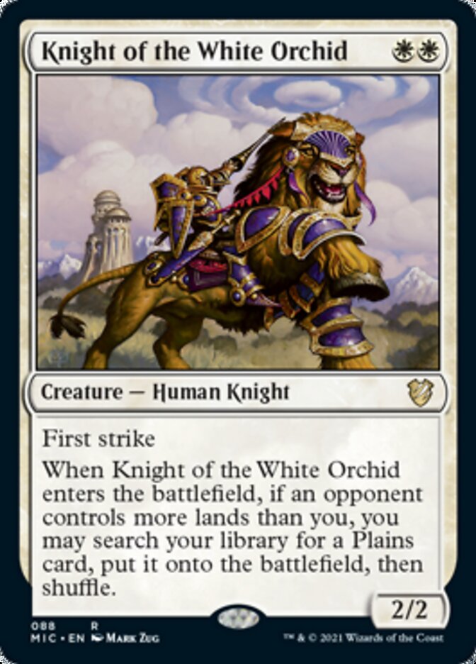 Knight of the White Orchid [Innistrad: Midnight Hunt Commander] | Card Merchant Takapuna