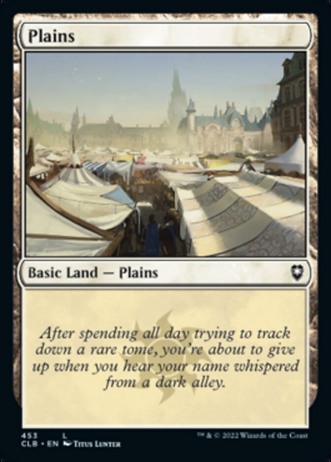 Plains (453) [Commander Legends: Battle for Baldur's Gate] | Card Merchant Takapuna