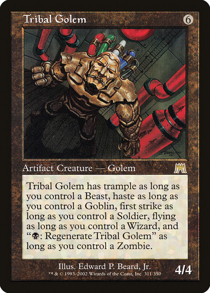 Tribal Golem [Onslaught] | Card Merchant Takapuna