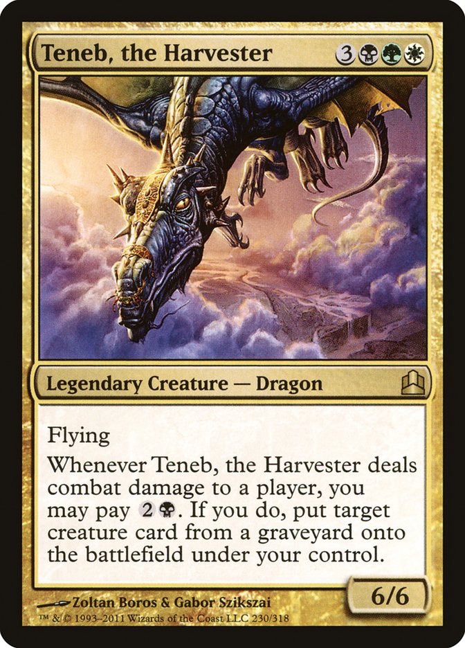 Teneb, the Harvester [Commander 2011] | Card Merchant Takapuna