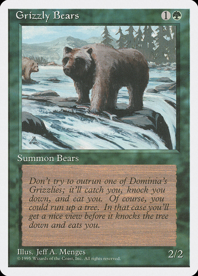 Grizzly Bears [Fourth Edition] | Card Merchant Takapuna