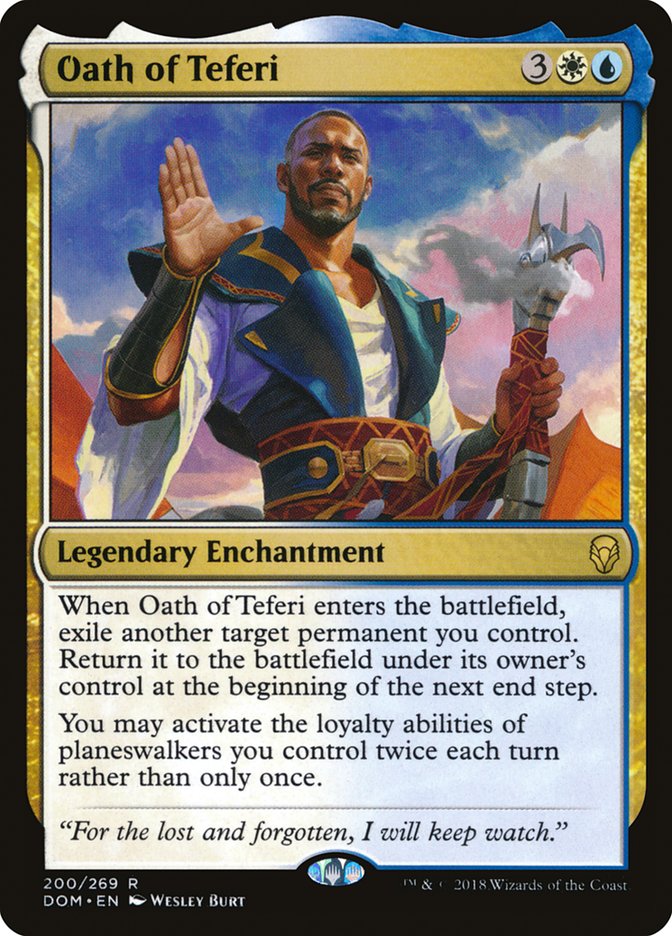 Oath of Teferi [Dominaria] | Card Merchant Takapuna