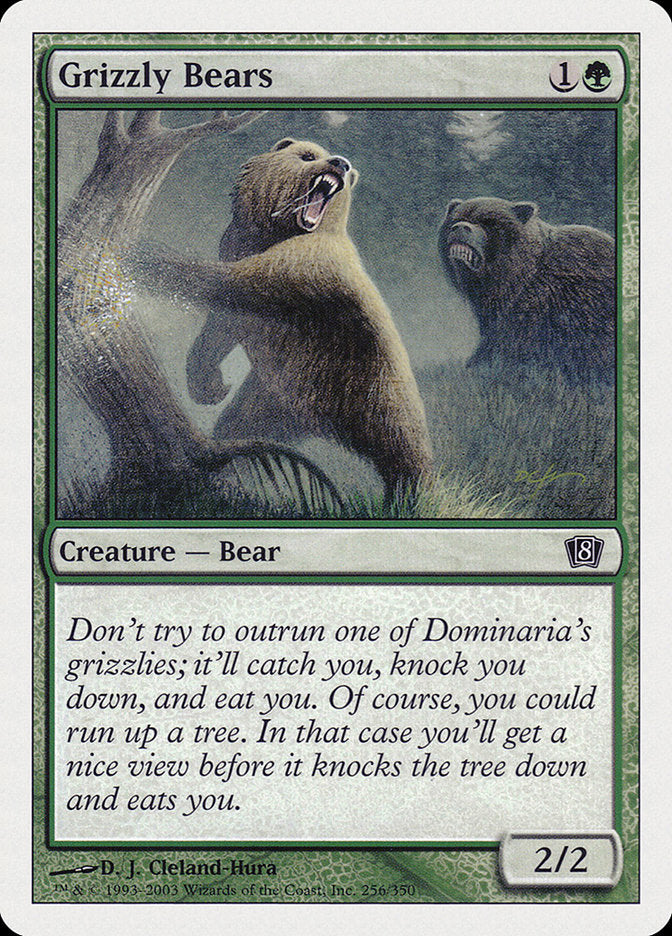 Grizzly Bears [Eighth Edition] | Card Merchant Takapuna