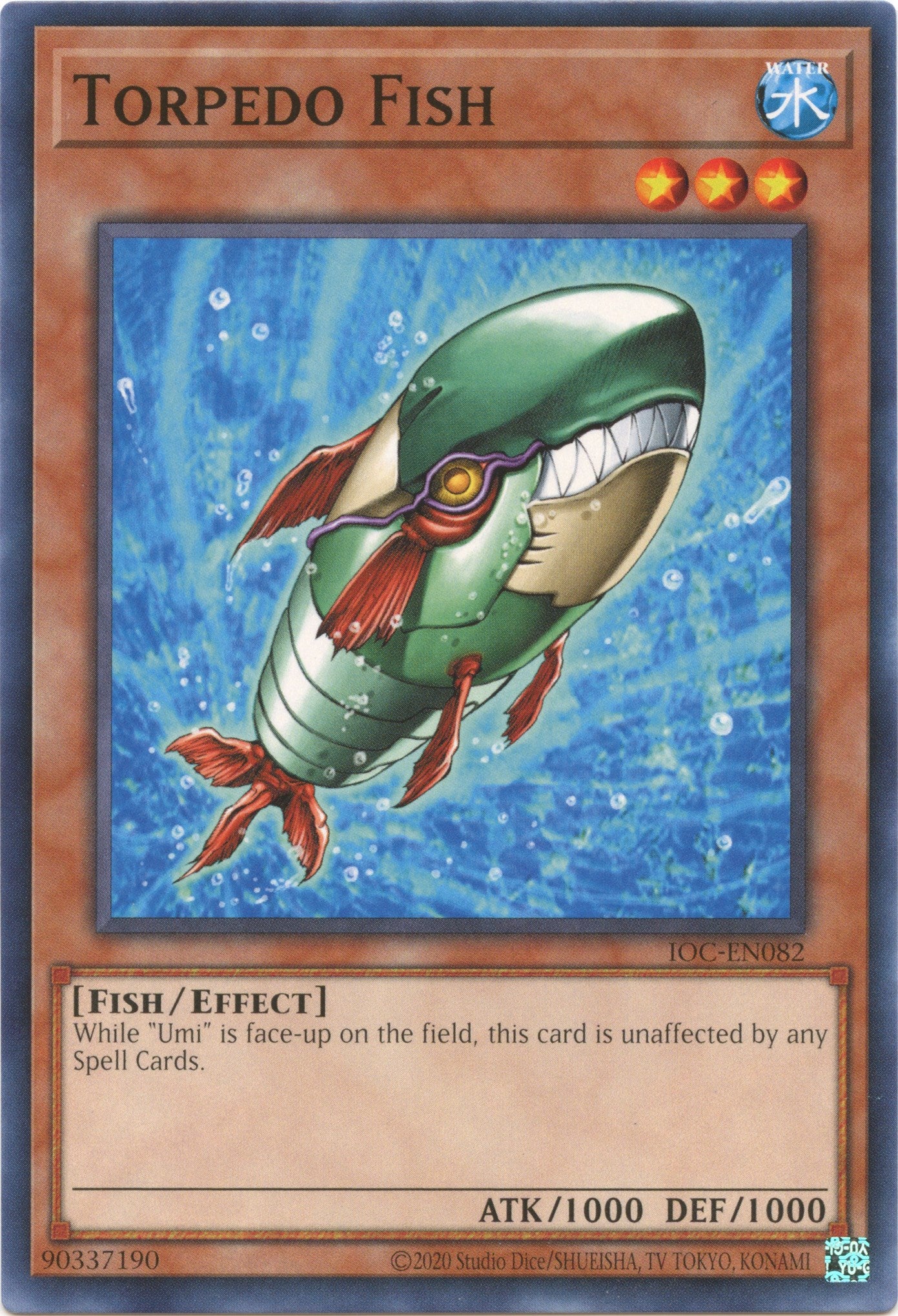 Torpedo Fish (25th Anniversary) [IOC-EN082] Common | Card Merchant Takapuna