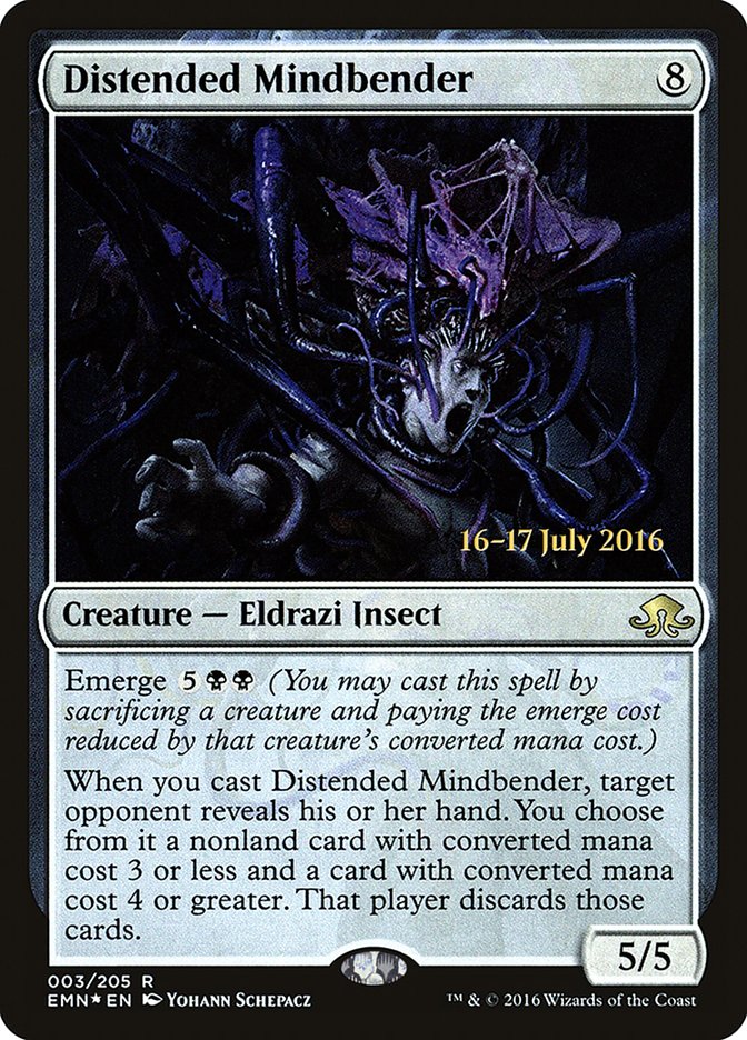 Distended Mindbender [Eldritch Moon Prerelease Promos] | Card Merchant Takapuna