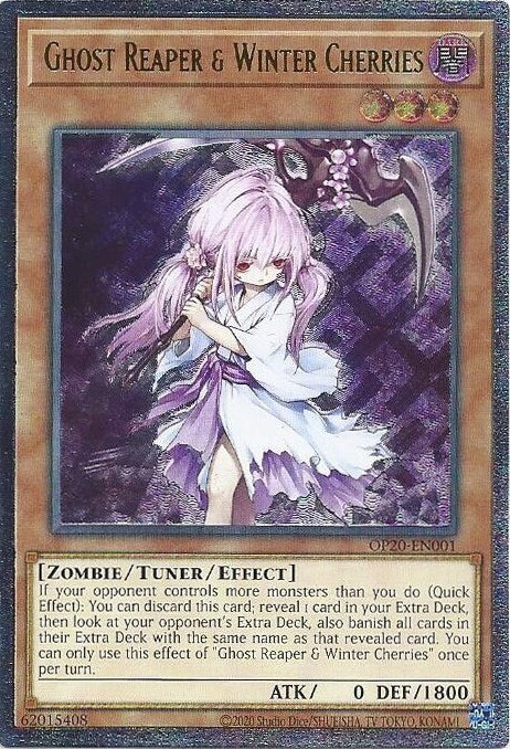 Ghost Reaper & Winter Cherries [OP20-EN001] Ultimate Rare | Card Merchant Takapuna