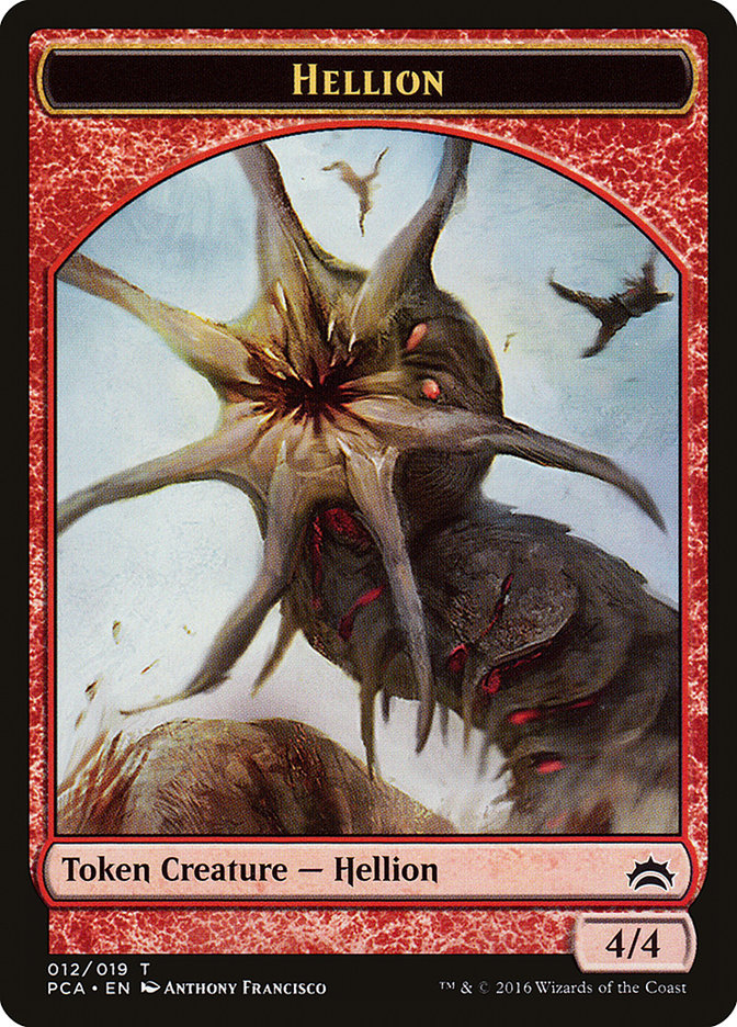 Hellion Token [Planechase Anthology Tokens] | Card Merchant Takapuna