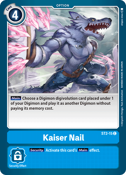 Kaiser Nail [ST2-15] [Starter Deck: Cocytus Blue] | Card Merchant Takapuna