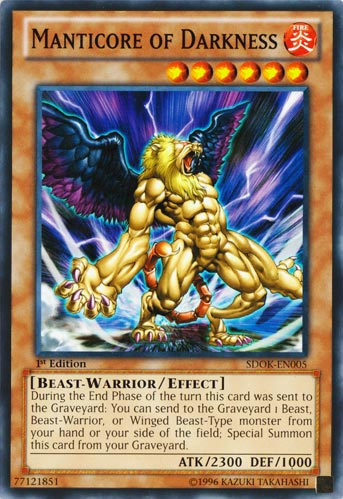 Manticore of Darkness [SDOK-EN005] Common | Card Merchant Takapuna