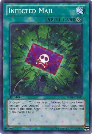 Infected Mail [BP01-EN085] Starfoil Rare | Card Merchant Takapuna