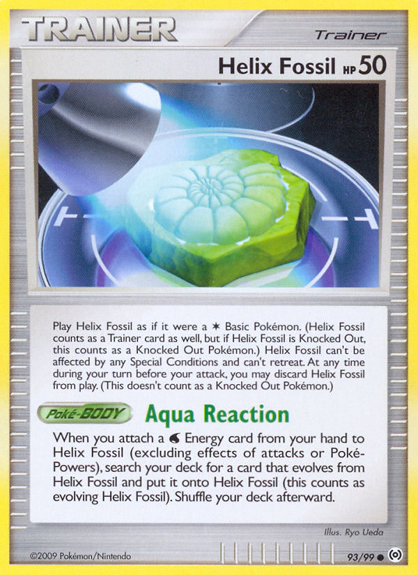 Helix Fossil (93/99) [Platinum: Arceus] | Card Merchant Takapuna