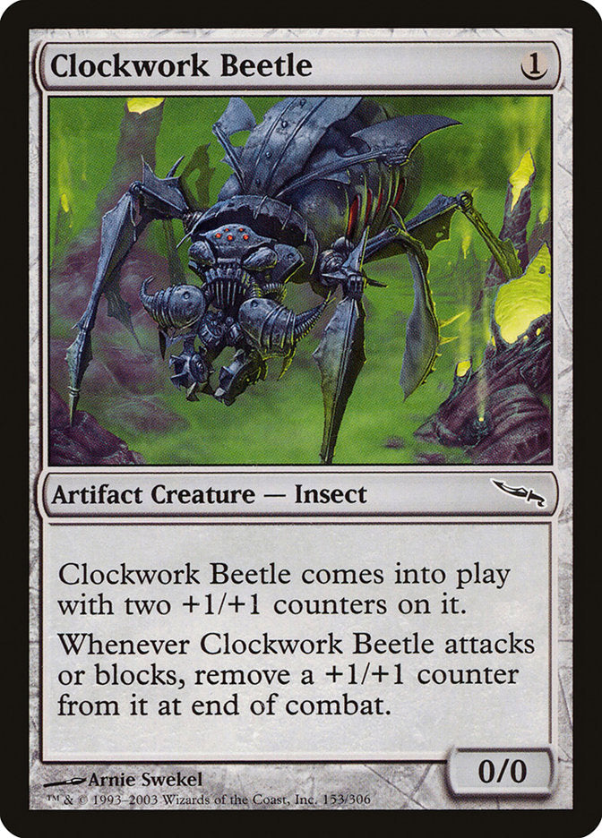 Clockwork Beetle [Mirrodin] | Card Merchant Takapuna