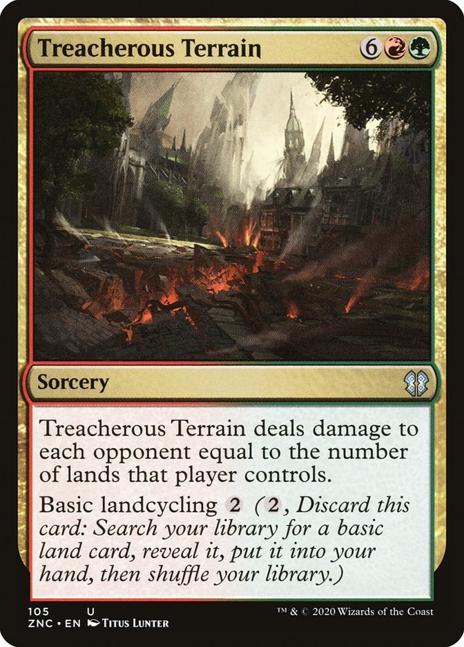 Treacherous Terrain [Zendikar Rising Commander] | Card Merchant Takapuna