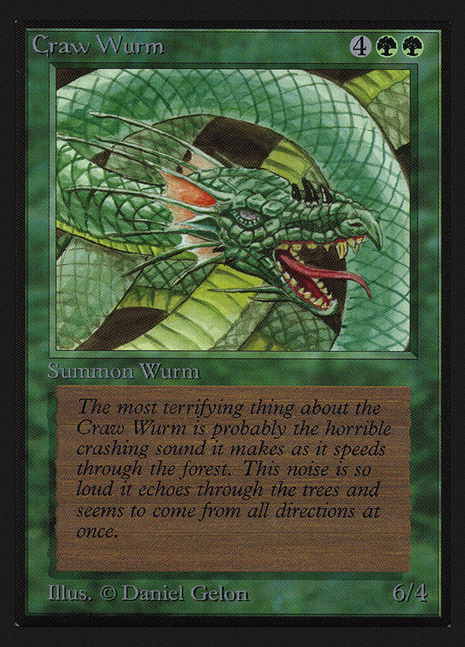 Craw Wurm [International Collectors' Edition] | Card Merchant Takapuna