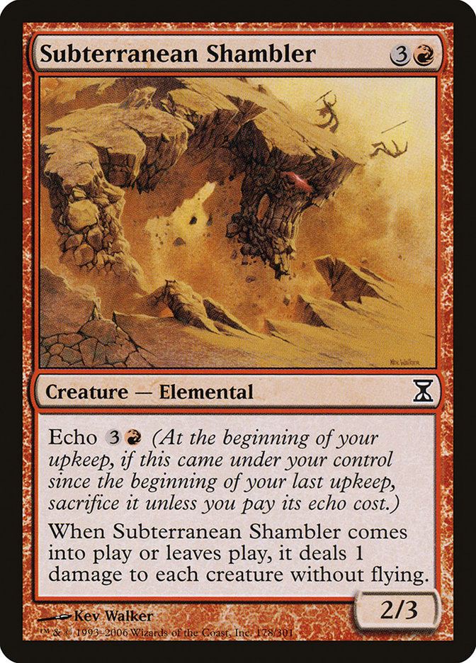 Subterranean Shambler [Time Spiral] | Card Merchant Takapuna