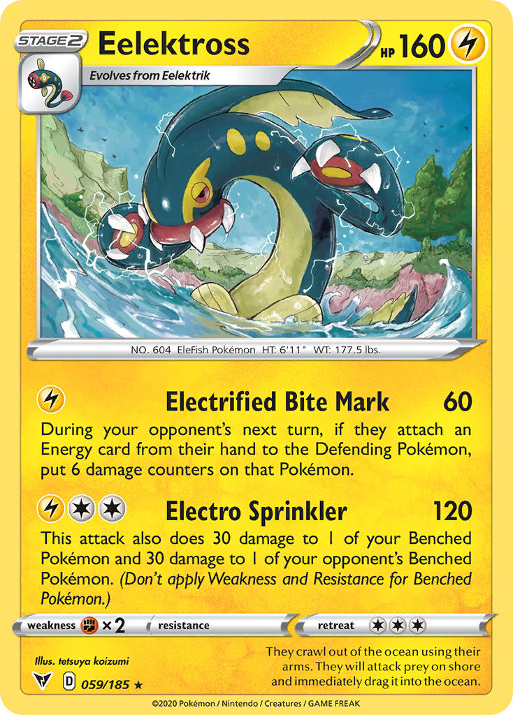 Eelektross (059/185) [Sword & Shield: Vivid Voltage] | Card Merchant Takapuna