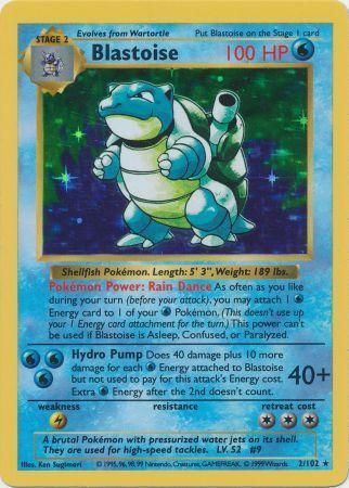 Blastoise (2/102) [Base Set Shadowless Unlimited] | Card Merchant Takapuna