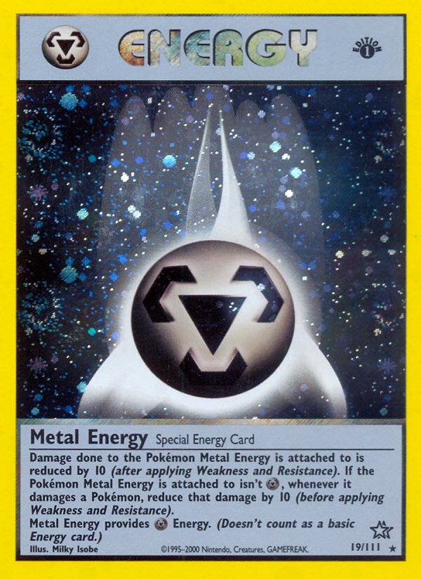 Metal Energy (19/111) [Neo Genesis 1st Edition] | Card Merchant Takapuna