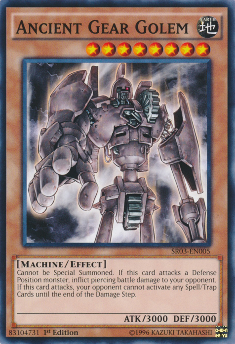 Ancient Gear Golem [SR03-EN005] Common | Card Merchant Takapuna