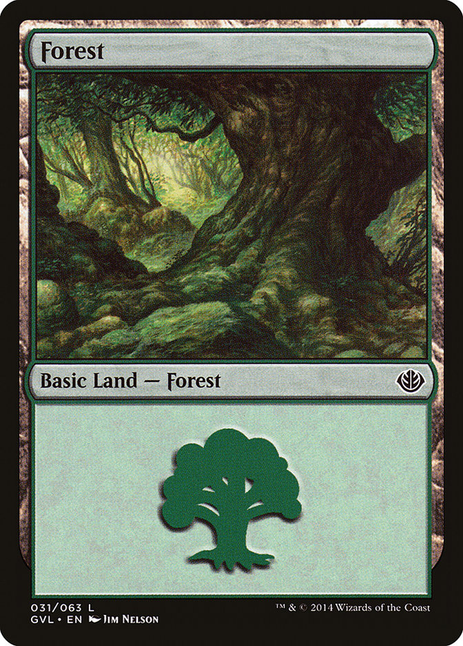 Forest (31) (Garruk vs. Liliana) [Duel Decks Anthology] | Card Merchant Takapuna