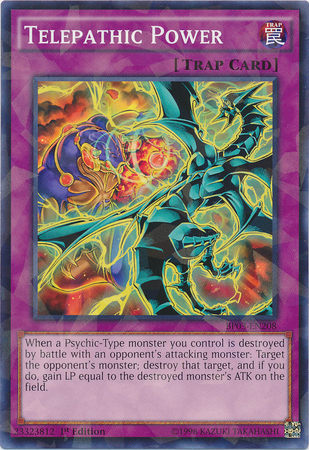 Telepathic Power [BP03-EN208] Shatterfoil Rare | Card Merchant Takapuna