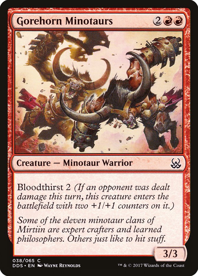 Gorehorn Minotaurs [Duel Decks: Mind vs. Might] | Card Merchant Takapuna