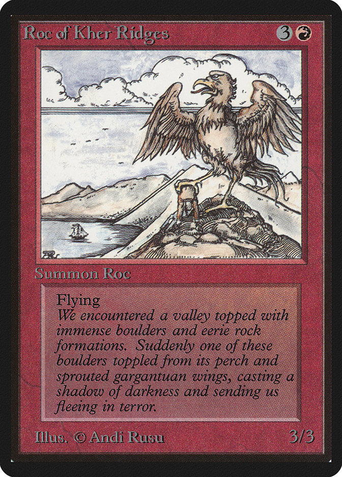 Roc of Kher Ridges [Beta Edition] | Card Merchant Takapuna