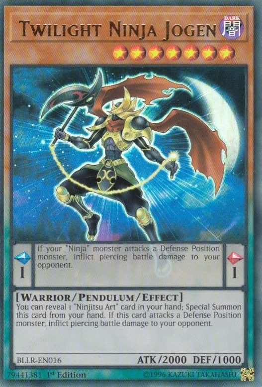 Twilight Ninja Jogen [BLLR-EN016] Ultra Rare | Card Merchant Takapuna