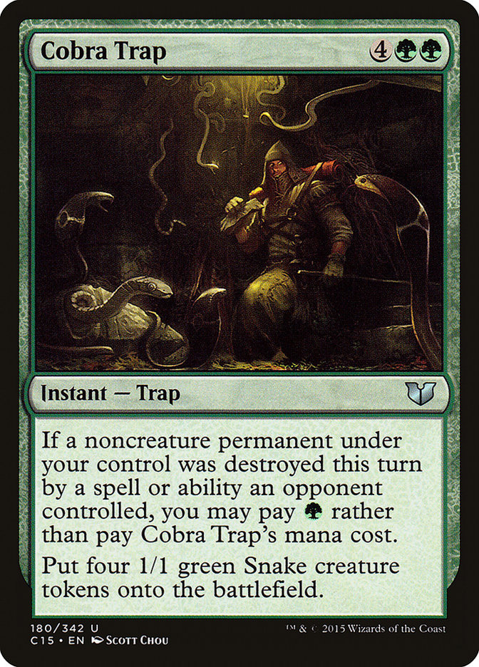 Cobra Trap [Commander 2015] | Card Merchant Takapuna