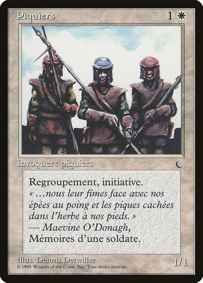 Pikemen (French) - "Piquiers" [Renaissance] | Card Merchant Takapuna