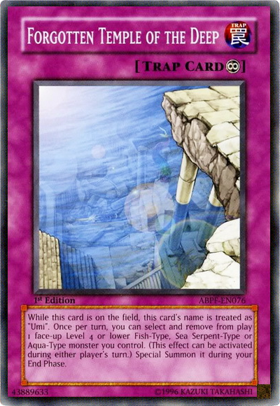 Forgotten Temple of the Deep [ABPF-EN076] Common | Card Merchant Takapuna