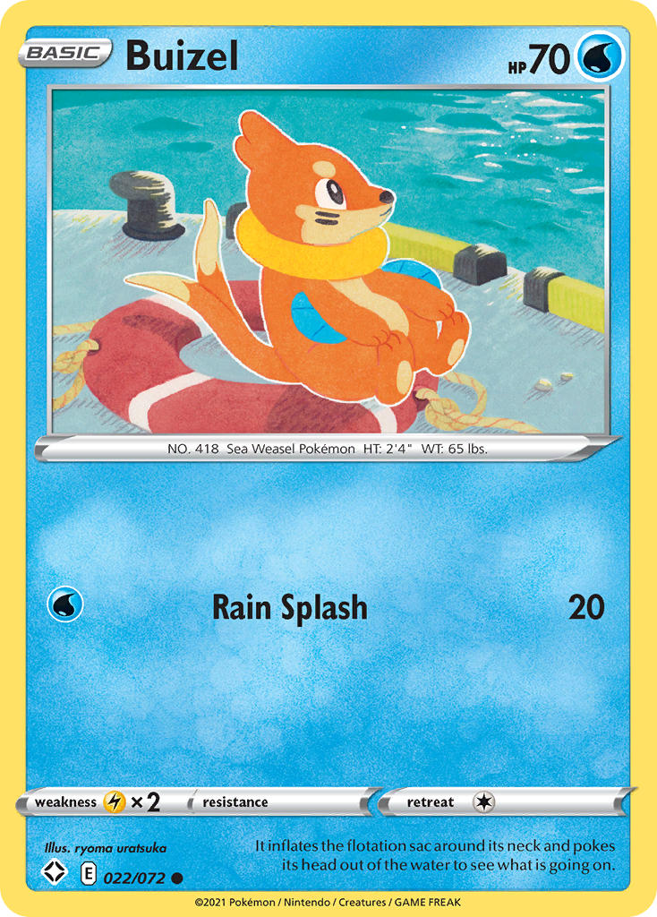 Buizel (022/072) [Sword & Shield: Shining Fates] | Card Merchant Takapuna