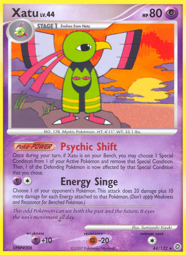 Xatu (44/132) [Diamond & Pearl: Secret Wonders] | Card Merchant Takapuna