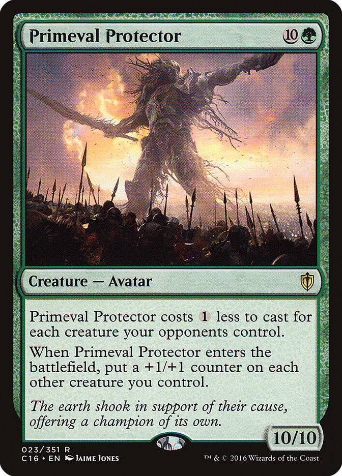 Primeval Protector [Commander 2016] | Card Merchant Takapuna