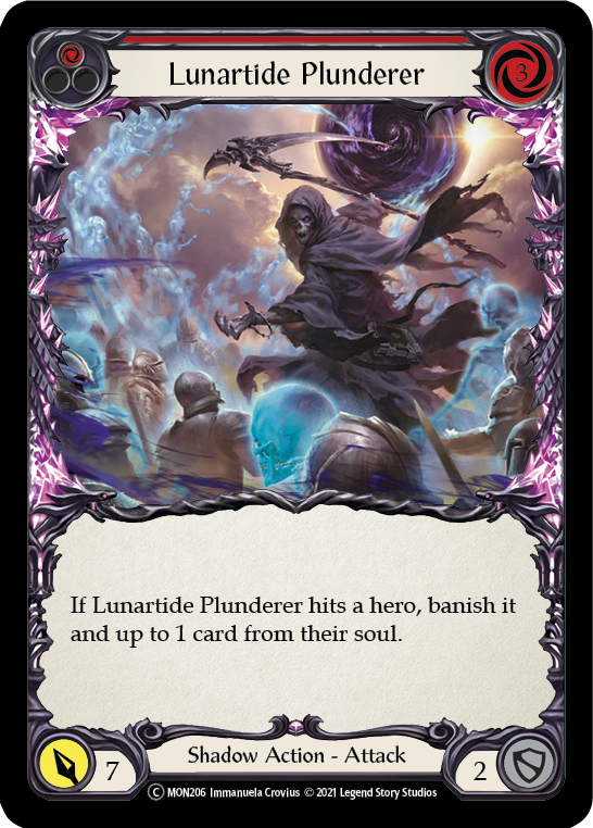 Lunartide Plunderer (Red) [U-MON206] (Monarch Unlimited)  Unlimited Normal | Card Merchant Takapuna