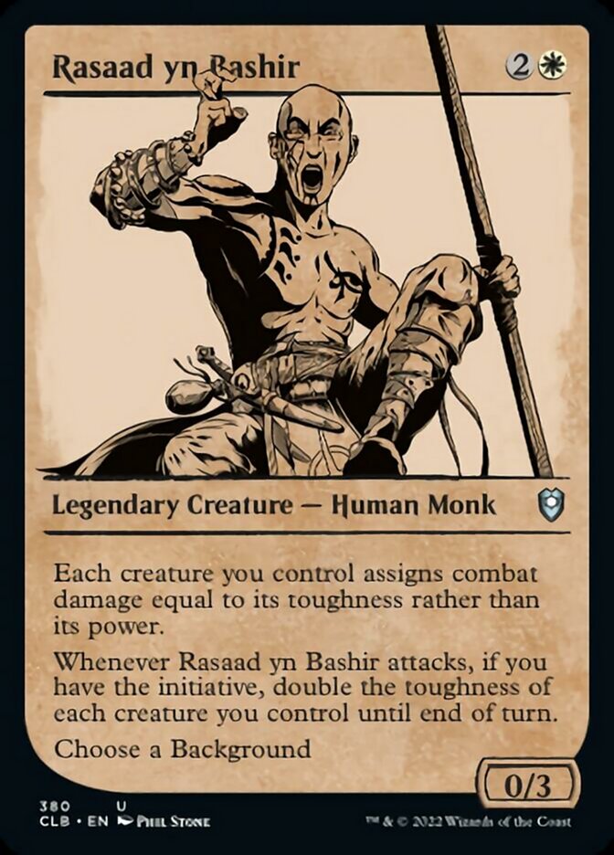 Rasaad yn Bashir (Showcase) [Commander Legends: Battle for Baldur's Gate] | Card Merchant Takapuna