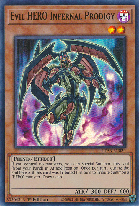 Evil HERO Infernal Prodigy [LDS3-EN024] Ultra Rare | Card Merchant Takapuna