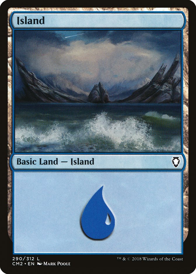 Island (290) [Commander Anthology Volume II] | Card Merchant Takapuna